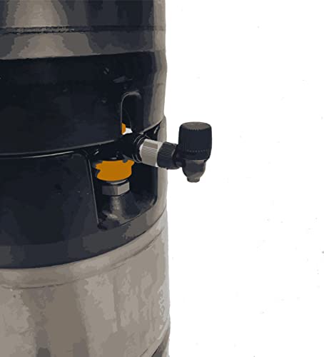 Image of Picnic Tap 2.1 - ready to pour great glasses of beer directly from a keg or growler without beer line and drip tray. Made in USA. Ball Lock Low Profile (LOPRO).