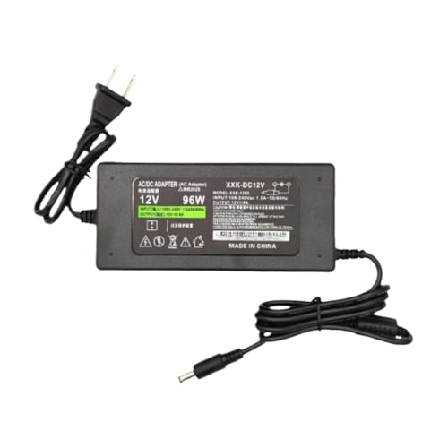 Câble bifilaire 12V 8A adaptateur secteur 96W pour éliminer les micro-coupures d'écran