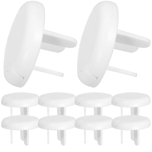 ifundom 50pcs Childproof Outlet Covers Proof Socket Covers Electrical Plug Protectors White Handle for Australian Power Sockets Safety Caps