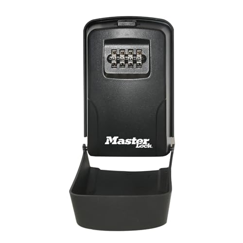 Master Lock Caja de seguridad para llaves montaje en pared con cu...