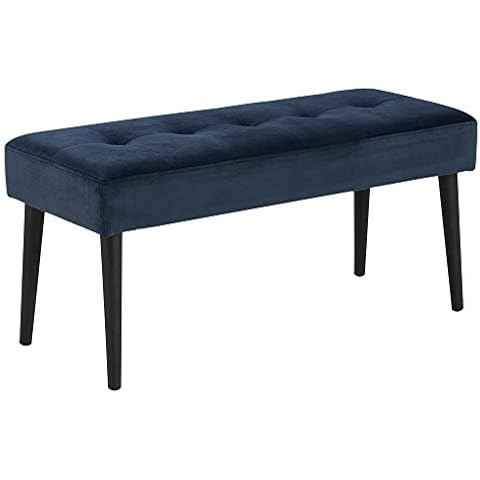PKline Glomira Sitzbank blau Polsterbank Dielenbank Flur Diele Essbank Esszimmer Möbel Cover