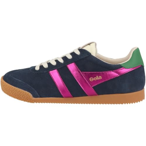 Image of Gola Women's Elan Glitz Suede Sneakers