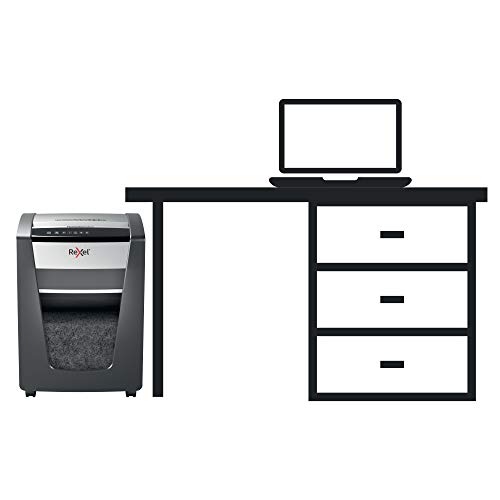 Rexel 2104577EU - Destructora de Papel para Oficina Pequeña Momentum M515, Micro Cortes, Destruye hasta 15 Hojas a la Vez, Papelera de 30 L, Destrucción de Alta Seguridad P5, Color Negro - imagen 8