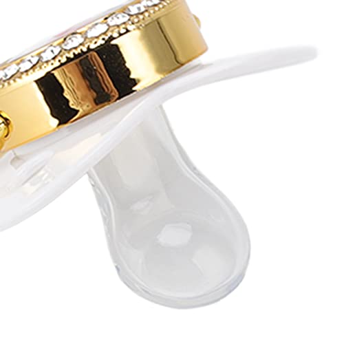 Image of Bling Baby Pacifier, Attractive Party Pacifier Set (White M)