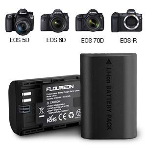 Canon LP-E6 & LP-E6N Caricatore e Batterie di