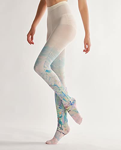 Image of Sahabowi Women Tights, Opaque High Waist Pantyhose, Vintage Control Top Stockings