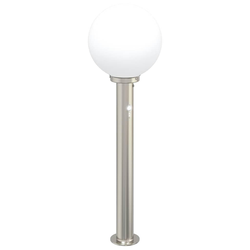 Lampadari con sensore in acciaio inox, 3 pezzi, altezza 80 cm, grado di protezione IP44, per giardino, terrazza, esterno, con diffusore e sensore di movimento per un'illuminazione efficiente e