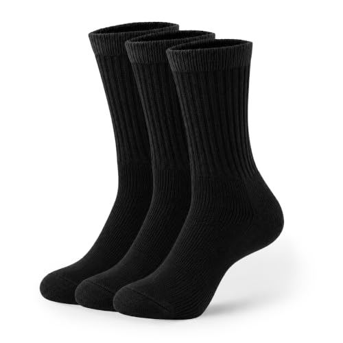 Image of SITE KING Coolmax® Work Socks (3 Pack) – Lightweight Summer Workwear with Cooling & Moisture Wicking (Black, UK3-UK8)