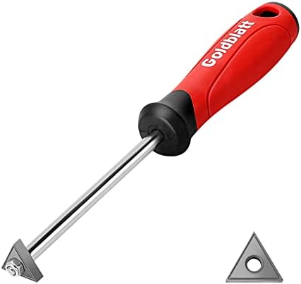Goldblatt Grout Removal Tool with Replacement Carbide Tip, Scraper Tools