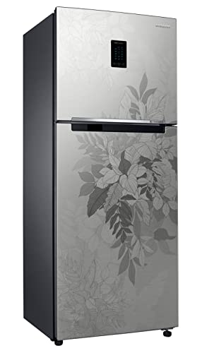 Image of Samsung 301L 2 Star Inverter Frost-Free Convertible 5 In 1 Double Door Refrigerator Appliance (RT34C4522QB /HL,Bouquet Silver)