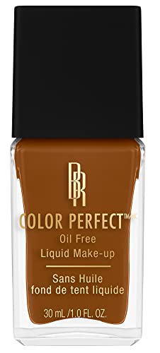 Black Radiance Color Perfect Liquid Full Coverage Foundation Makeup, Deep Amber, 1 Ounce #TOP1