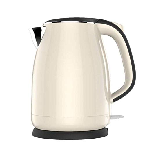 Bouilloire électrique en acier inoxydable 304 blanc de grande capacité avec arrêt automatique