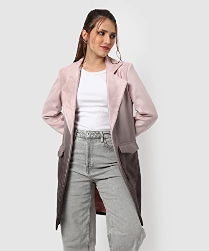 Image of PINACOLADA Women's Regular Fit Long Coat For Winter Wear | Collar Neck | Full Sleeve | Buttoned | Casual Jacket For Woman & Girl | Western Stylish Jacket For Women