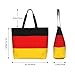 MOganjg Women'S Big Shoulder German Flag Print Shopping Bag Lightweight Large Capacity Grocery Bags