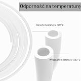 Przewód PTFE 10M z nożyczkami, 2,5mm ID x 4mm OD, dla Bambu Lab A1, A1 Mini, P1P, P1S, X1C oraz dla Creality K1, K1 Max, dla 1,75mm drutów do drukarek 3D, przezroczysty