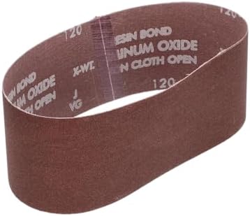 Norton Abrasives/St Gobain 27922 3x21-Inch 120-Extra Grit Aluminum Portable Sanding Belt - Quantity 10