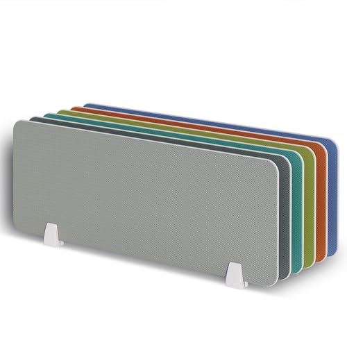 Blissbuilt Desk Divider Privacy Panel Standing Sound Proof Dividers,Freestanding Desktop Partition,Reduce Noise And Visual Distractions For School And Office Use