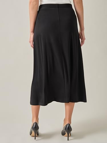 Kasper Women's Pull on A-line Maxi Skirt3