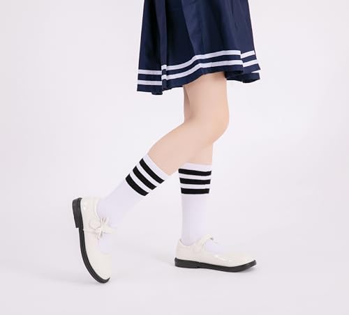 Girl's Mary Jane Flats School Uniform Oxford Wedding Party Black Dress Shoes(Toddler/Little Kid)2