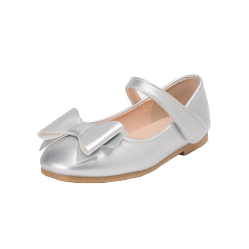 Little Girls' Classic Mary Jane Ballerina Ballet Flats Flower Girl Princess Dress Shoes for Wedding, School, Party
