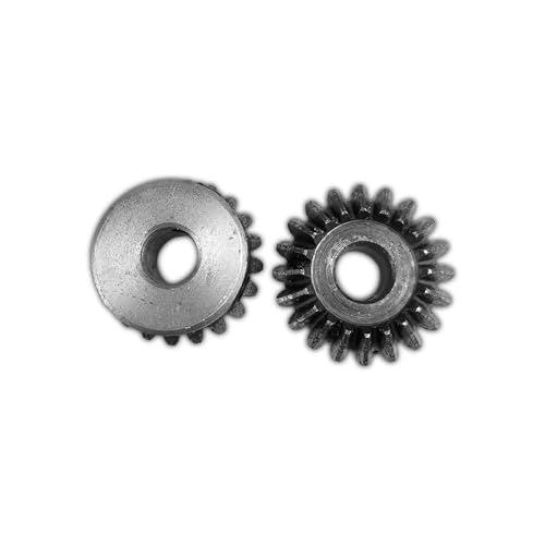SHIHUANI Bevel Gears 2pcs Bevel Gear 2M 12Teeth with Inner Hole 6mm 7mm 8mm 10mm 12mm 90 Degree Drive Commutation Steel Gears with Screw(12mm)