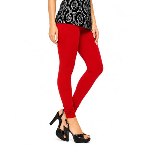 Image of DO IT Creation Women's Cotton Regular Fit Leggings Multi Color Combo Pack of 4
