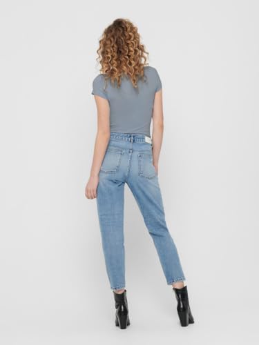 ONLY Damen Onllive Love SS Oneck TOP JRS, Peacoat/Moonlight Blue/Tradewi, XXXL 3