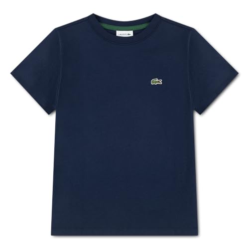 Lacoste Camiseta de jérsei adulto unissex, Azul marinho, P