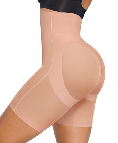 Image of SHAPELLX Shapewear for Women Tummy Control Underwear High Waist Butt Lifting Shorts Seamless Slimmer Womens Body Shaper
