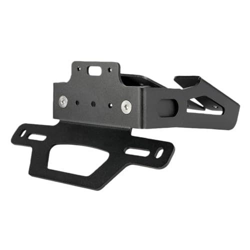 Support plaque moto TRANSALP 750 en alu 3mm pour un look epure