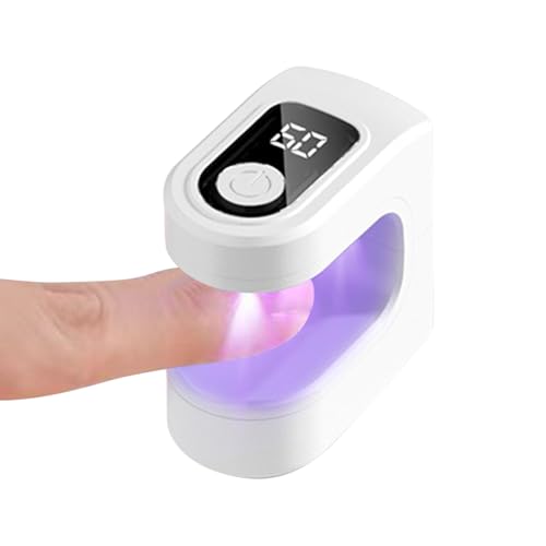 Renchey Lámpara UV Uñas Compacta | Recargable USB para Lámpara de Uñas | Secador LED 2 Modos Temporizador Para Viajes Acampada Estudio Salón Casa