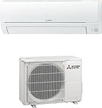Mitsubishi MSZ-HR25VFK + MUZ-HR25VF - Climatizzatore 9000 btu, pompa di calore, monosplit, Classe energetica A++/A+