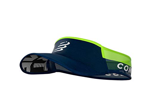 COMPRESSPORT Visor Ultralight Visera, Unisex-Adult, Azul/Lime, Talla Unica