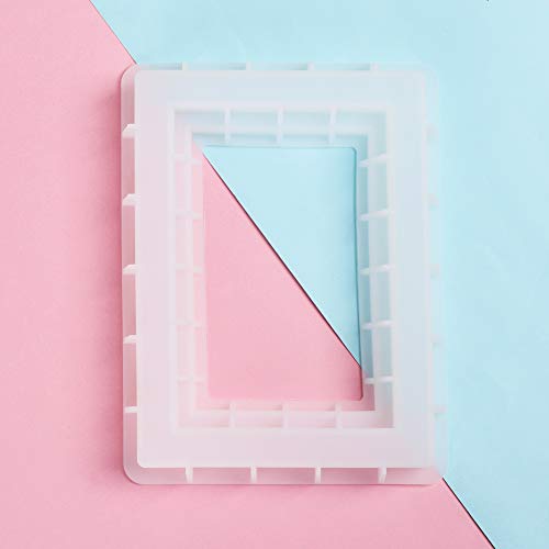 Silicone Resin Mold Photo Frame,Rectangle Picture Frame Silicone Molds For Casting, Epoxy Resin Mould Personalized Photo Frame Mold For Diy Crafts Home Table Decor Handmade Gifts #TOP3