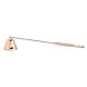 MAGT Kerzenlöscher, Edelstahl Kerzenauslöscher Glockenförmige Docht Löscher Kerzenabdeckung Kerzenwerkzeug Edelstahl Candle Extinguisher(Rose Gold)