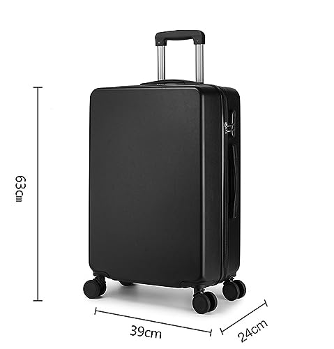 Carry-on Suitcase Luggage Portable Hard Shell Luggage Security Combination Lock Suitcases Quiet and Smooth Luggage Carry-on Suitcases Carry On Luggages, 20inch,Black-20inch (Roze 20inch)2