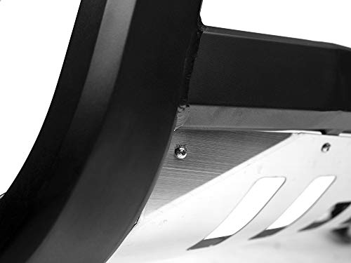 Image of Armordillo USA 7179646 AR Series Bull Bar W /LED Fits 2002-2005 Dodge Ram 1500-Matte Black W /Aluminum Skid Plate (Excl. GTX,Hemi Sport,Rumble Bee,Tacoma)