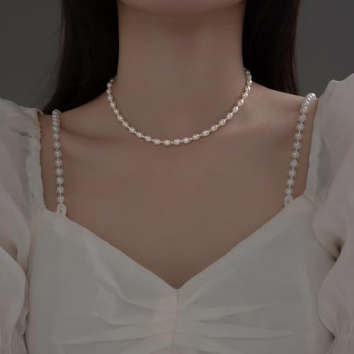 Collier de perles coréen doux pour vos tenues légères de vacances - 5