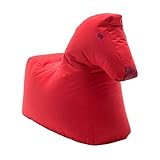 Sitting Bull 190402 Happy Zoo Lotte Pferd Sitzsack, rot 100% Polyester beschichtet LxBxH 81x67x37cm