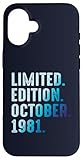 Photo Gallery ottobre 1981 anno 1981 retro 1981 vintage edizione limitata custodia per iphone 16 Photo Gallery ottobre 1981 anno 1981 retro 1981 vintage edizione limitata custodia per iphone 16