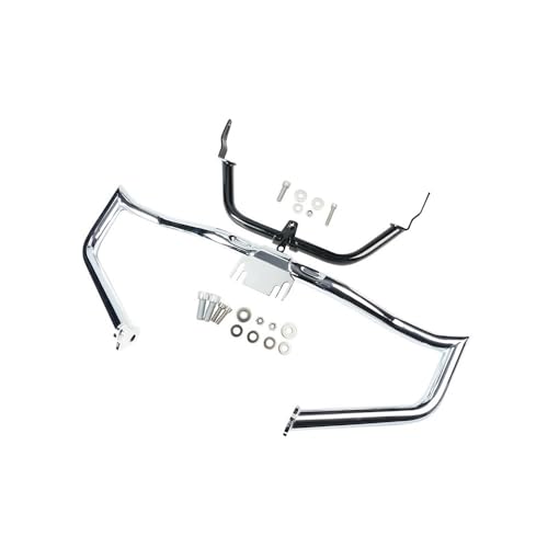 Pare-chocs moto à quatre trous avec protection cage cascade Touring