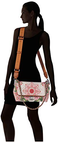 Desigual PU Body Bag, Bolsa para Cuerpo de Across para Mujer, Rojo, U