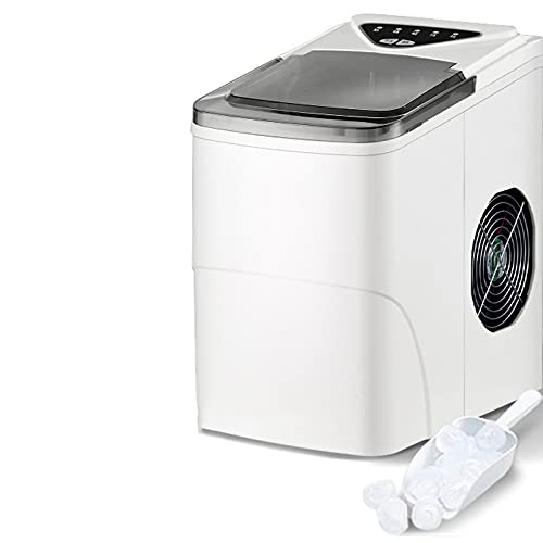 MHGD Eismaschine für kleine Eiswürfel auf der Arbeitsplatte, tragbare Eiswürfelmaschine, LED-Anzeige, geräuscharm…