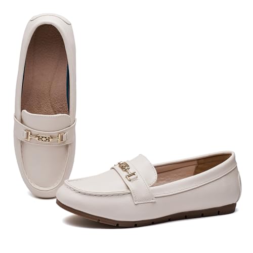 Image of Loafers for Women Comfortable Slip On Flats with Memory Foam Insole for Daily Wearing