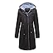MKIU9 Jacke Damen Übergangsjacke parka Regenjacke Wetterschutzjacke Wiederverwendbar Damenjacke Bequem Trainingsjacke Trenchcoats Steppjacke Winterjacke Fahrradjacke Outwear für Camping Jagd Wandern