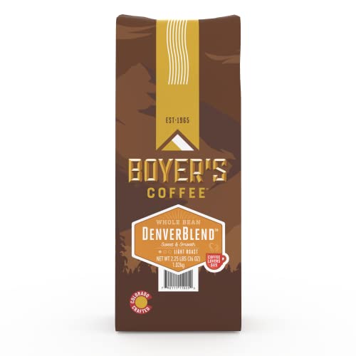 Boyer's Coffee DenverBlend Light Roast En Grano 2.25lb miniatura 1