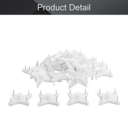 Image of Bettomshin Hardwall Hanger for Hardware, Fasteners & Hooks Wall Mount Non-Mark Hook Picture Photo Frame Hangers, 50Pcs
