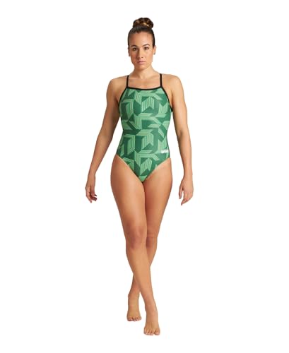 Image of Arena Women's Standard Country Flags Light Drop Back MaxLife One Piece Swimsuit