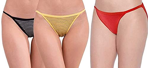 BSAT Store Women's Thong, Bikini Panty Assorted-picture-18