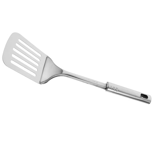 VALICLUD 1 pieza Espátula Inoxidable con Mango Herramienta de Cocina Antiadherente y Colador para Cocinar Utensilios de Cocina Elegantes y Prácticos